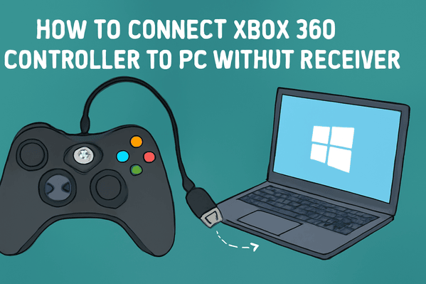 How To Connect Xbox 360 Controller To PC Without Receiver