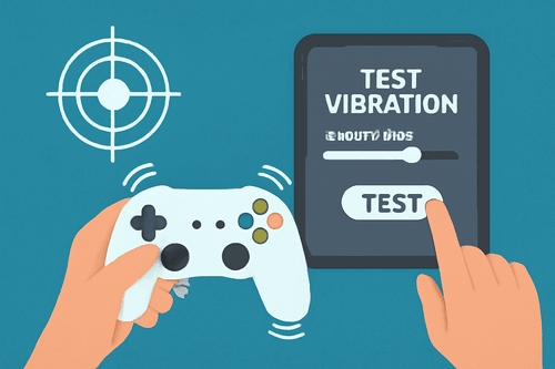 How To Test Controller Vibration And Sensitivity Features